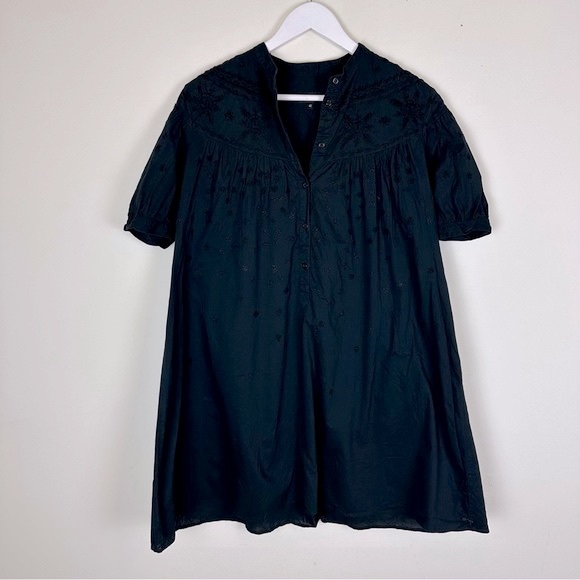 Paul Smith Black Label Black Embroidered Dress